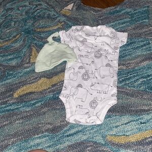 Carter’s Adorable Elephant Print One Piece